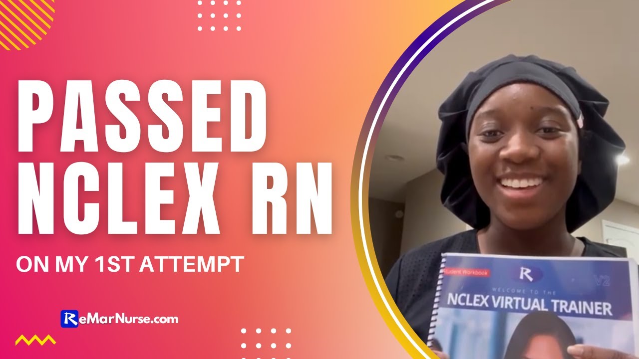 Passed NCLEX on her first attempt video testimonial thumbnail