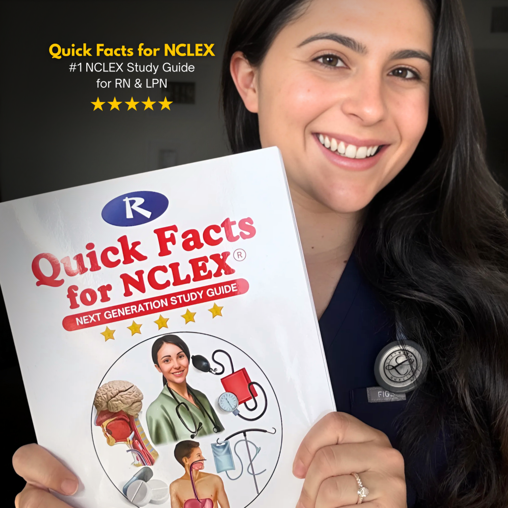 Quick Facts for NCLEX RN and LPN study guide by Professor Regina Callion, MSN, RN