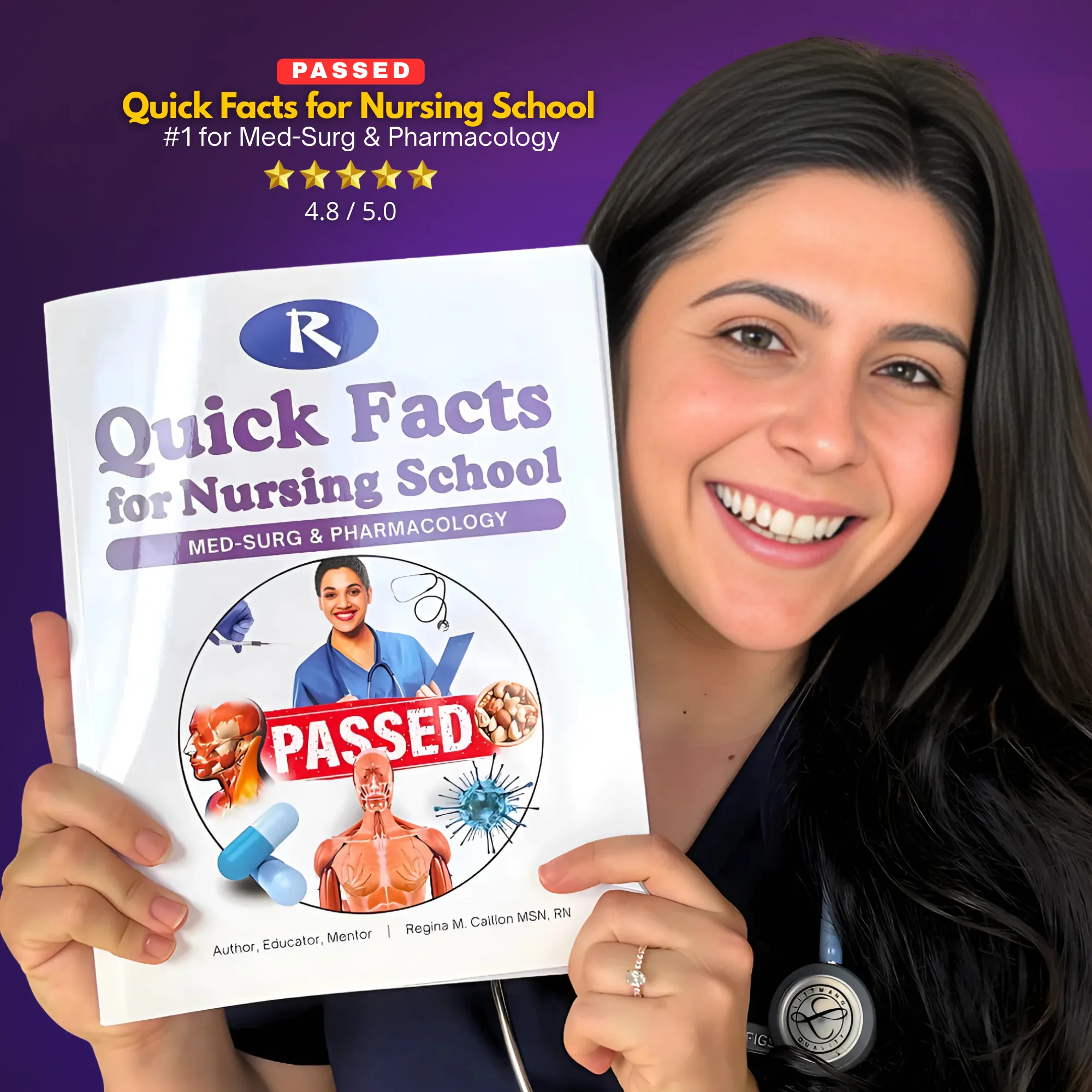 Quick Facts for Nursing School by Regina M. Callion, MSN, RN, covering Med-Surg and Pharmacology